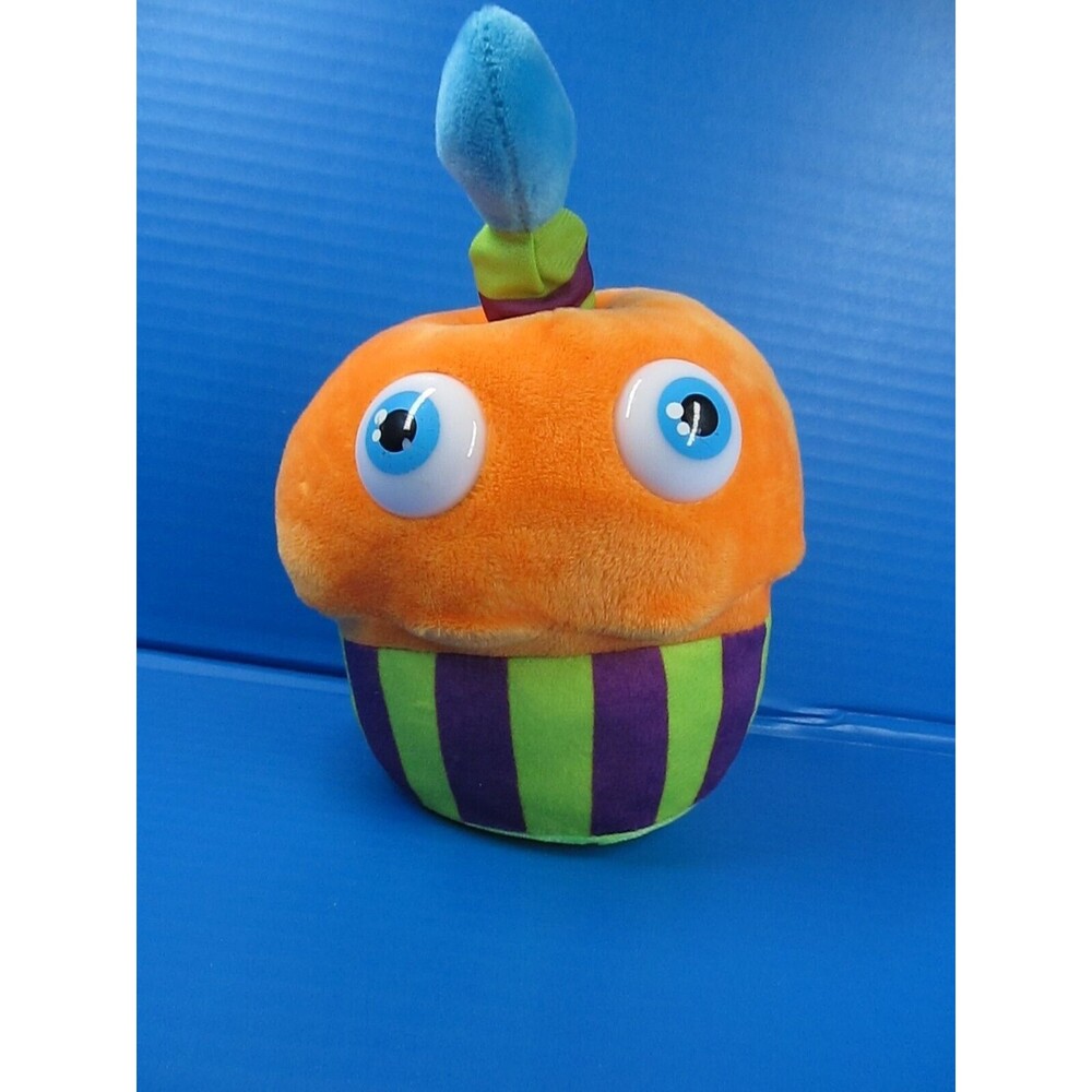 Five Nights at Freddys 8 Inch Plush  Neon Orange Cupcake Plastic Eyes 2019